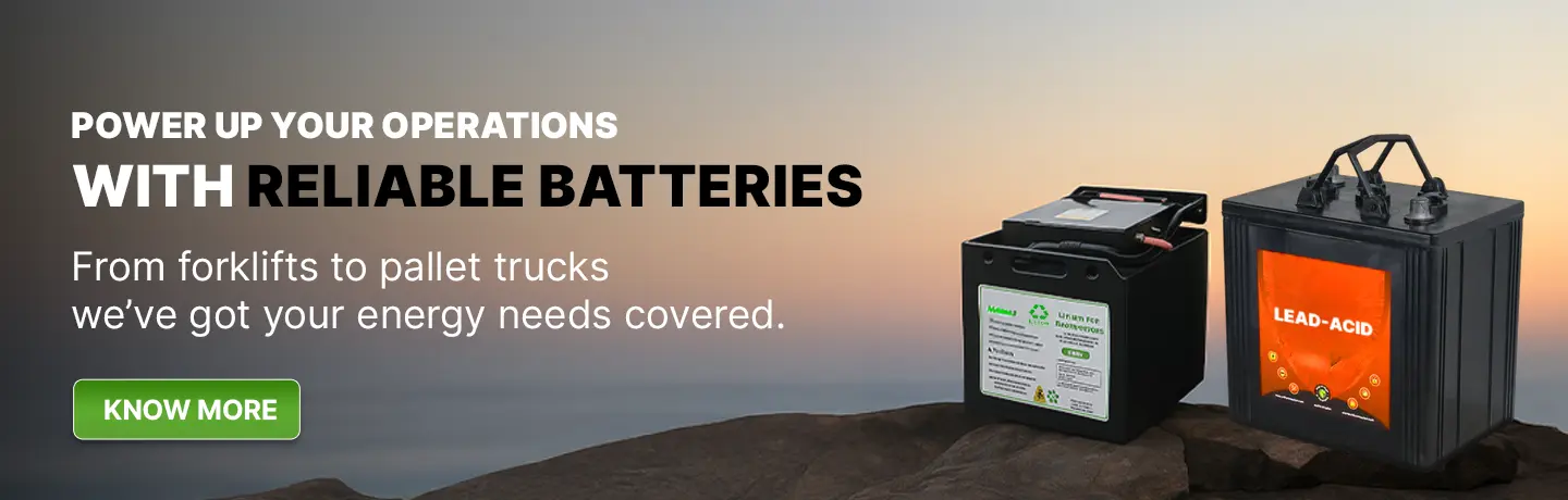 Reliable batteries for your operations